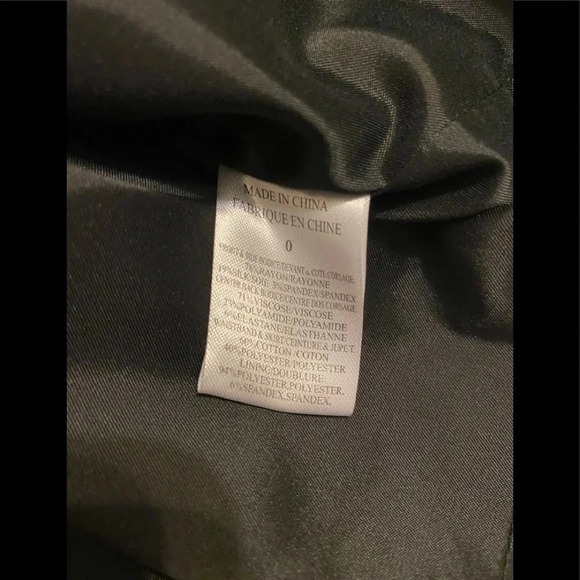 Theory Chanessa Strapless Velvet Top Mini Dress Sz 0 - Picture 11 of 11